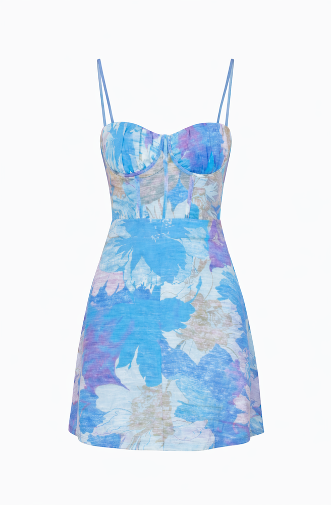 Coral Bay Sweetheart Mini Dress