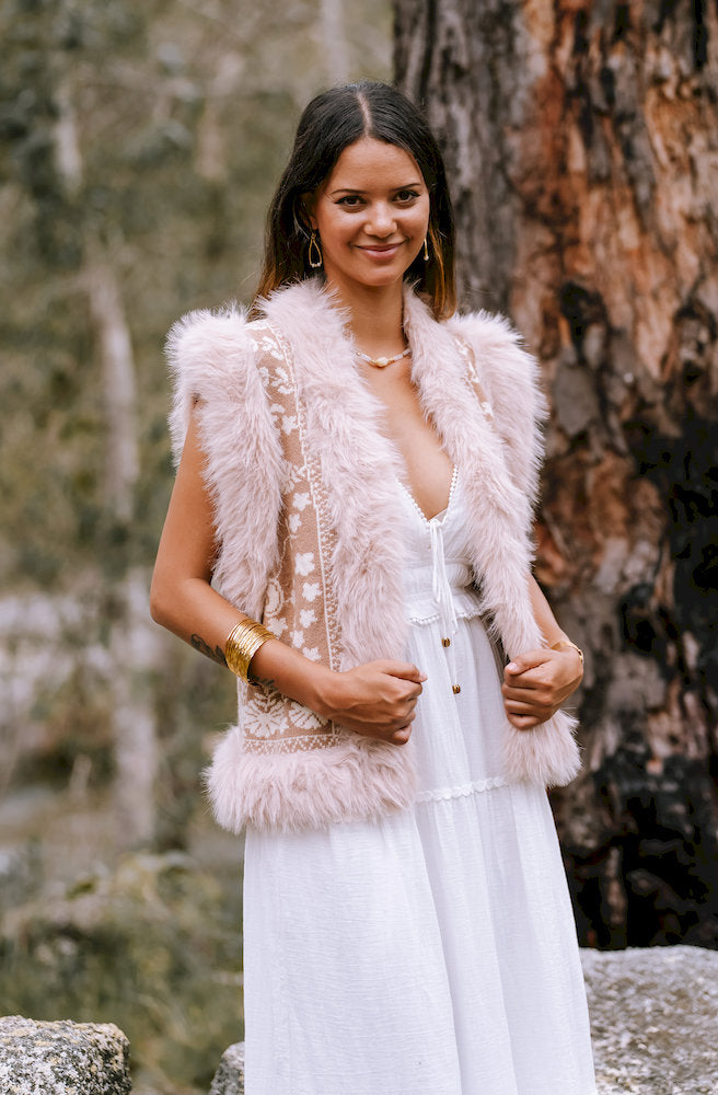 Lombard Tan Knit Vest