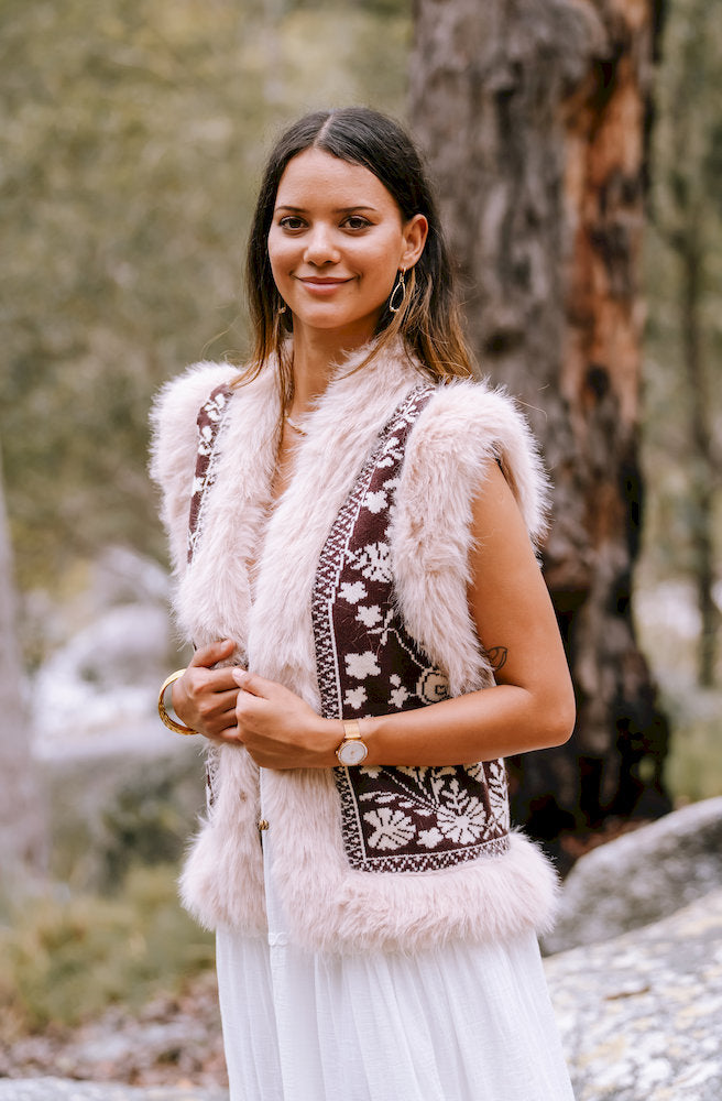 Lombard Choco Knit Vest