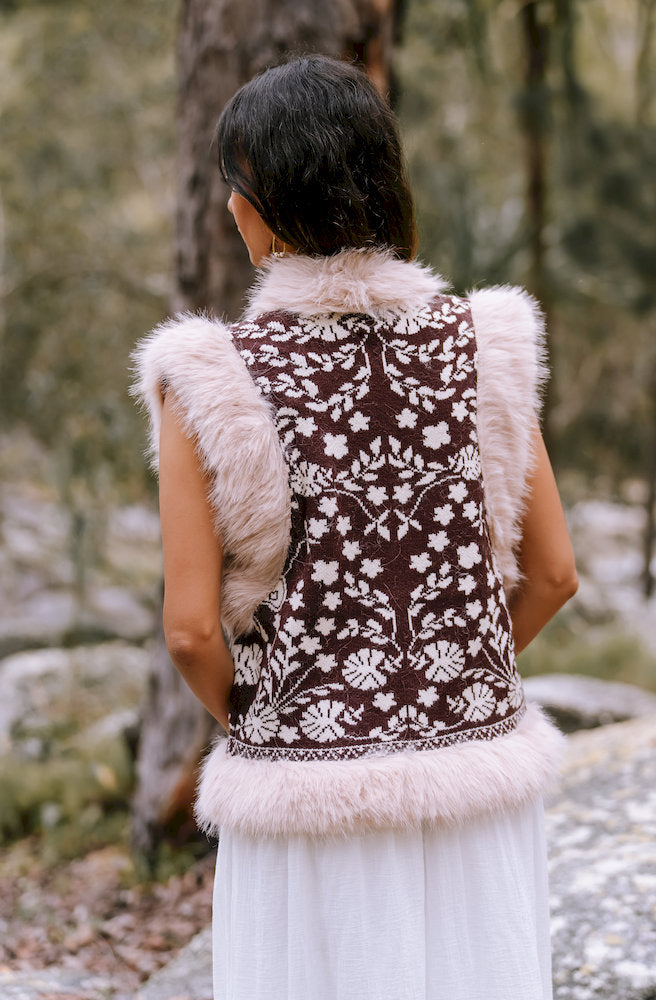 Lombard Choco Knit Vest