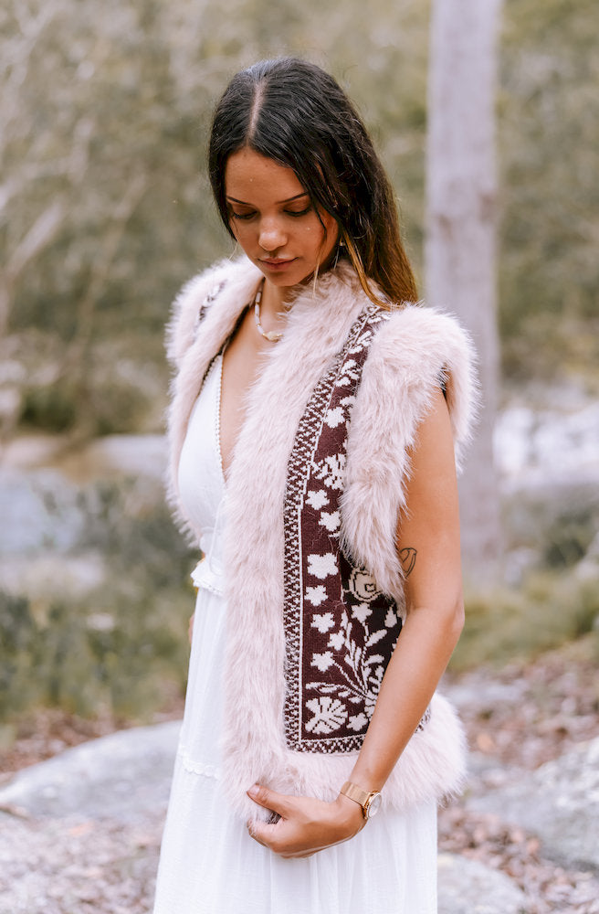 Lombard Choco Knit Vest