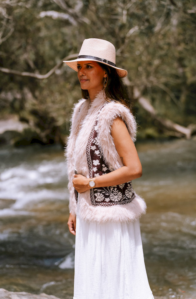 Lombard Choco Knit Vest