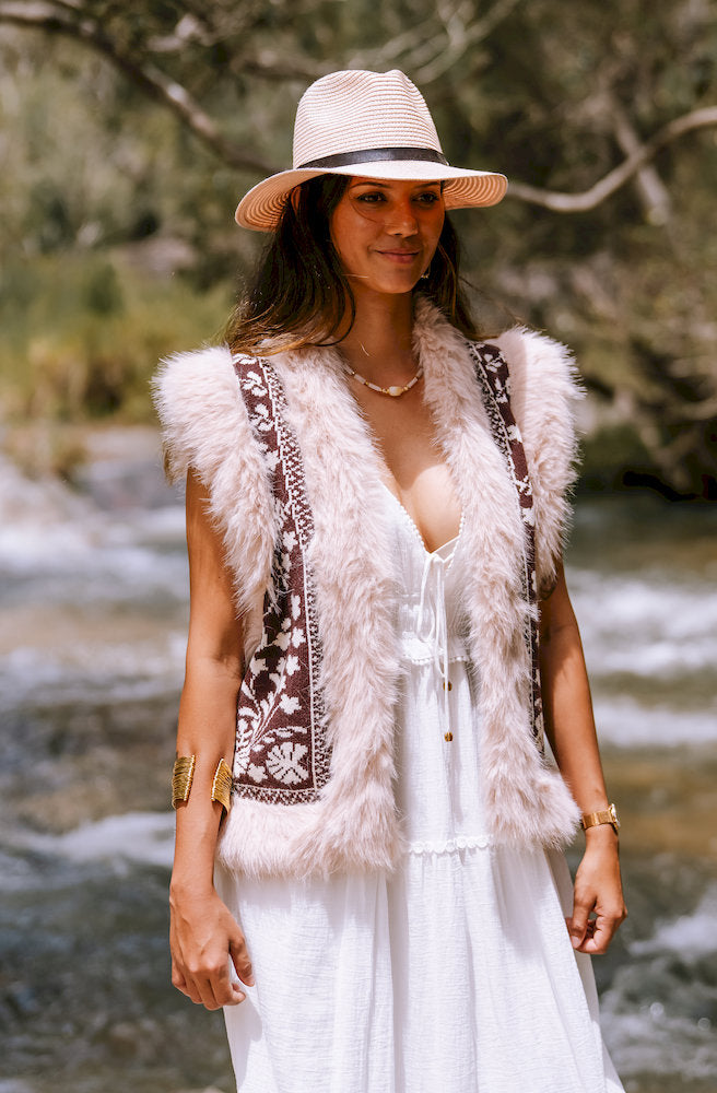 Lombard Choco Knit Vest