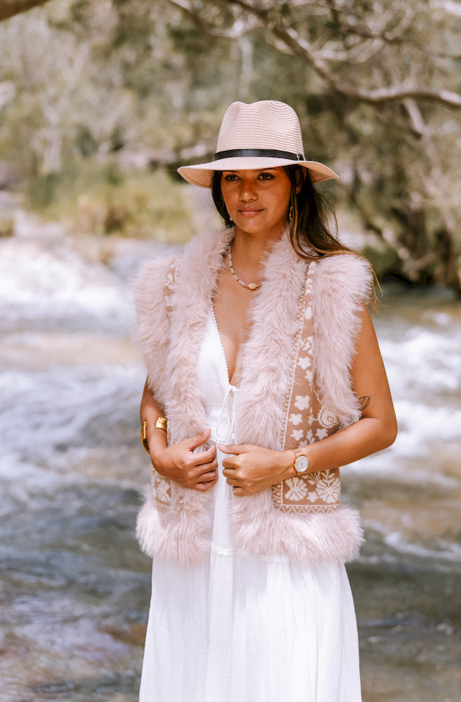 Lombard Tan Knit Vest