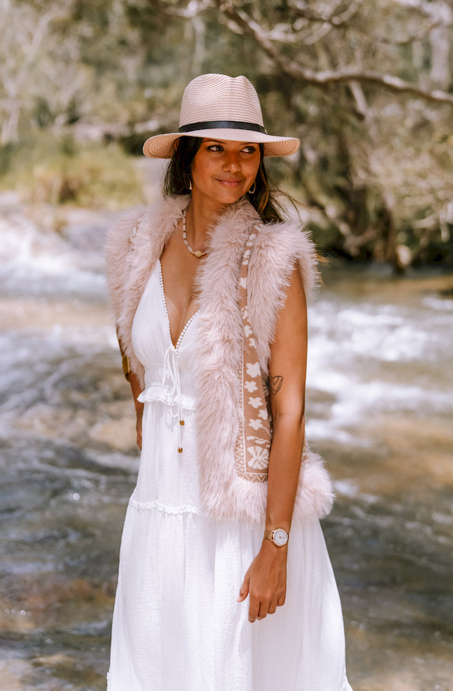 Lombard Tan Knit Vest