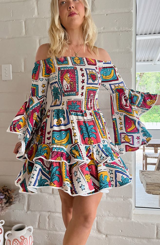 Jaase Alice Primrose Dress, sleeve and bodice detail