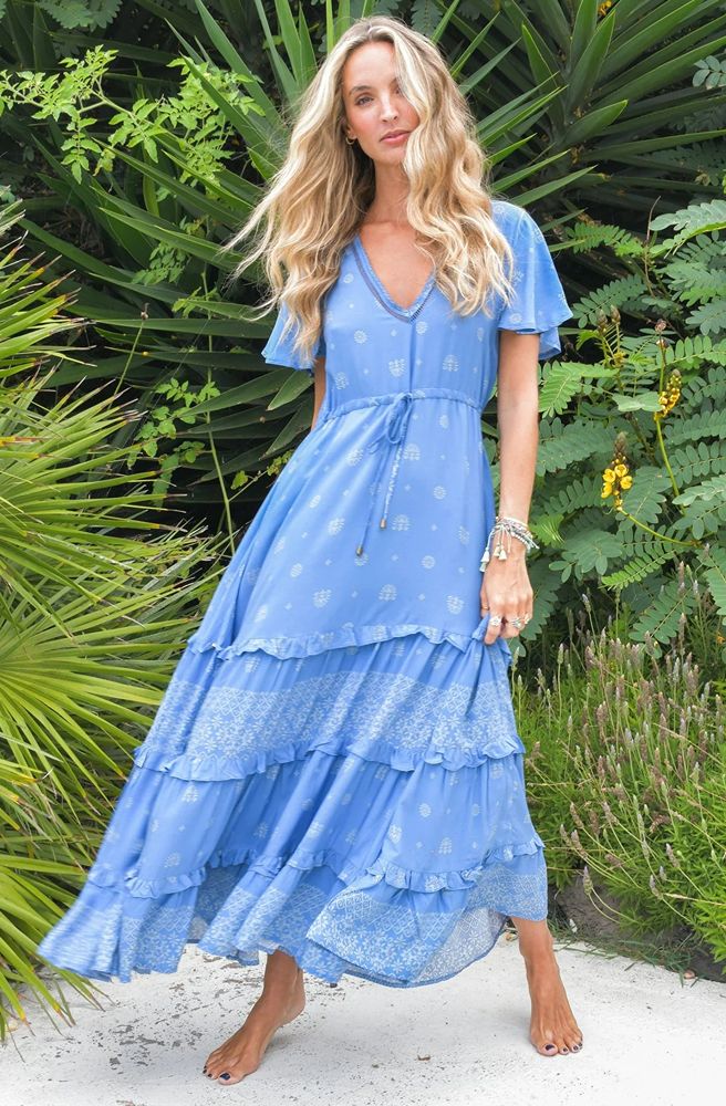 Jaase Azure Sky Lolana Maxi Dress