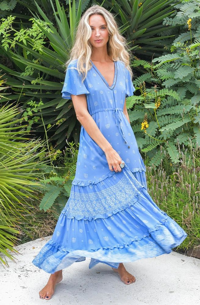 Jaase Azure Sky Lolana Maxi Dress