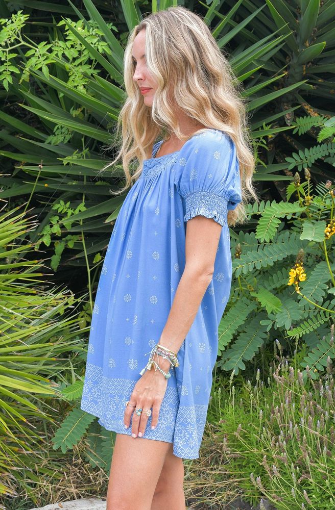 Jaase Azure Sky Zayli Mini Dress