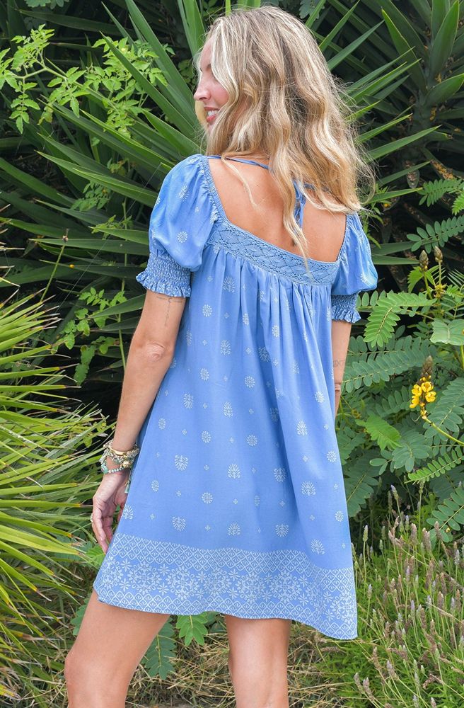 Jaase Azure Sky Zayli Mini Dress