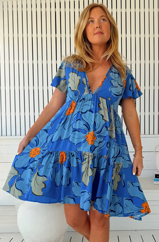 Jaase Blue Bell Rhys Dress