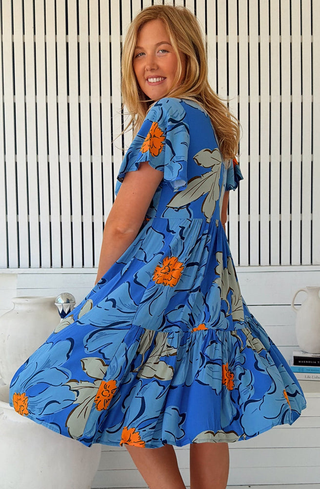 Jaase Blue Bell Rhys Dress