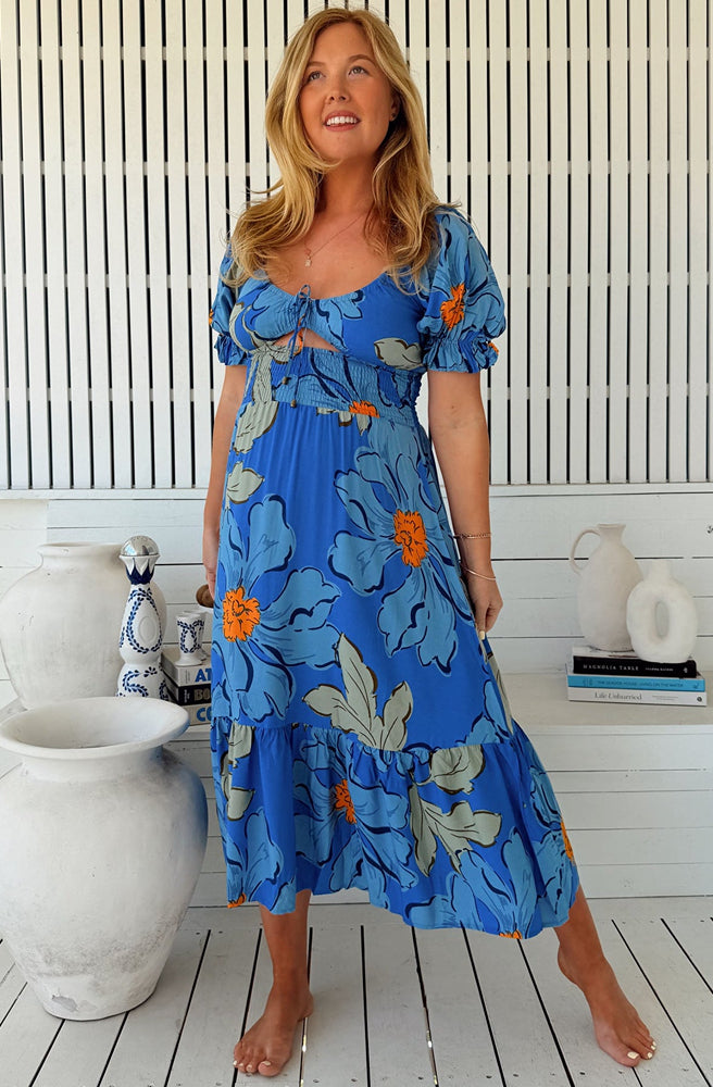 Jaase Blue Bell Rini Midi Dress