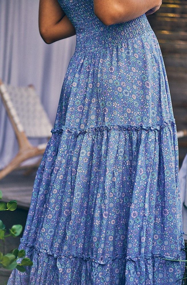 Jaase Butterfly Fields Blue Salsa Maxi