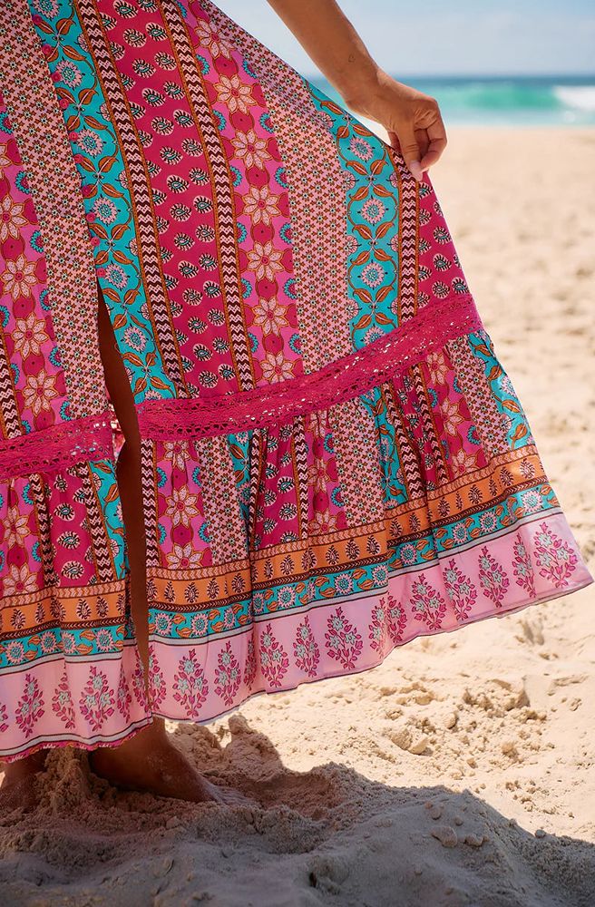 Jaase Cedella Print Carmen Maxi Dress