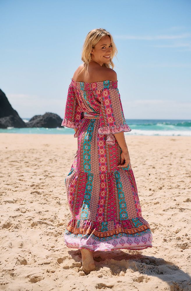 Jaase Cedella Print Teegan Maxi Dress