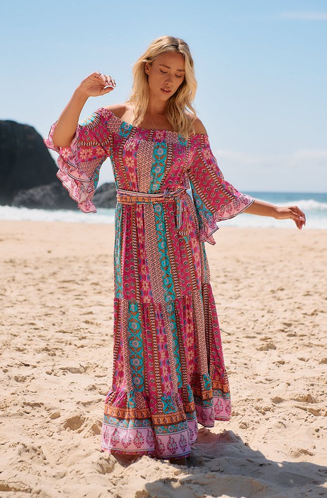 Jaase Cedella Print Teegan Maxi Dress