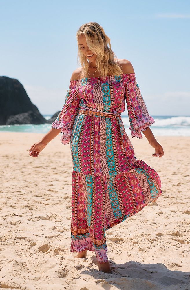Jaase Cedella Print Teegan Maxi Dress