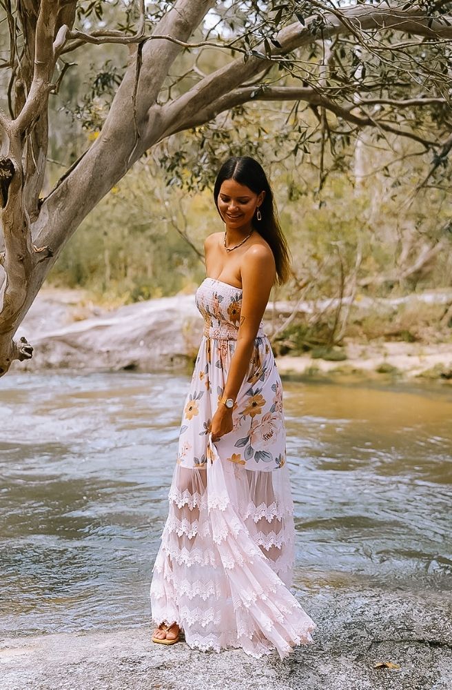 Jaase Forever Enchanted Salsa Maxi, Side View