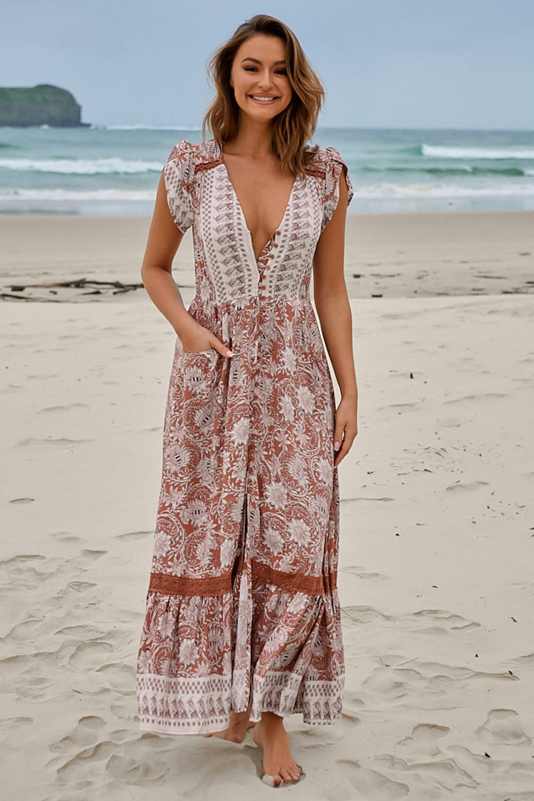 Jaase Indah Carmen Maxi Dress