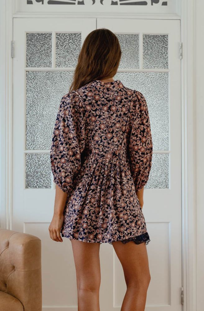 Jaase Midnight Meadow Boheme Blouse, Rear View