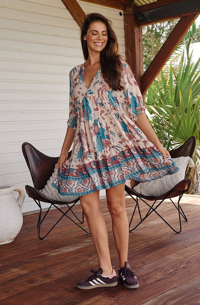 Jaase Symphony Petal Mini Dress