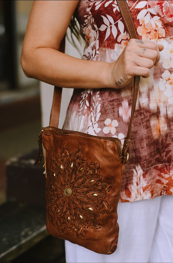 Kali Crossbody, Festival-Ready Leather Crossbody Bag