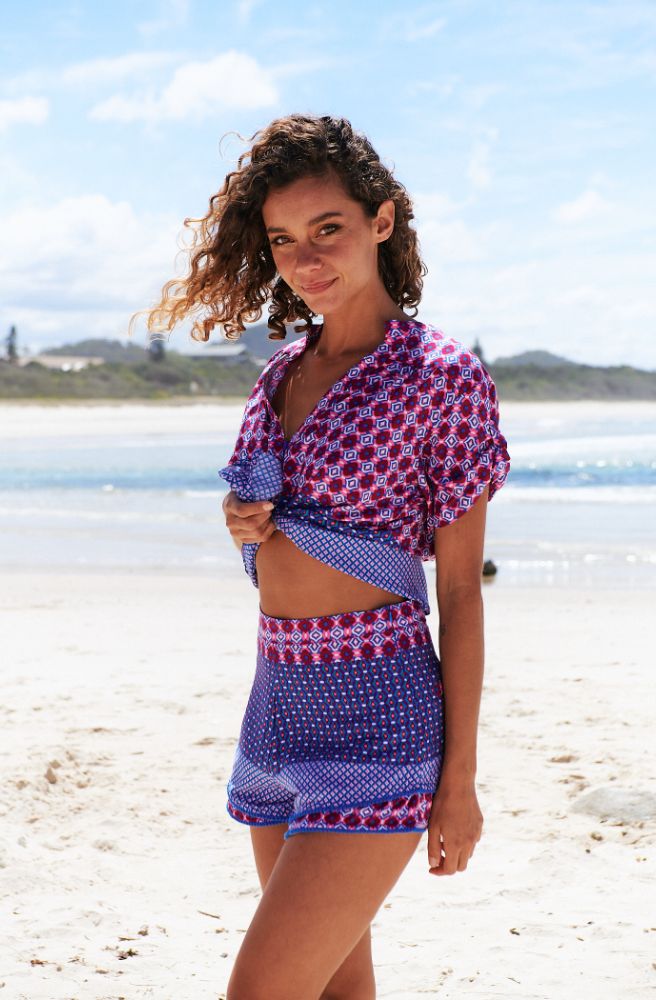 boho womens clothes online australia jaase joy shorts haven geometric print