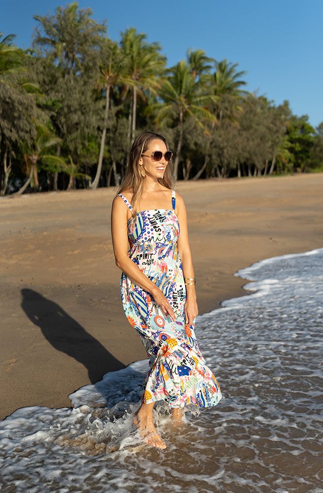 Scatter Maui Dress
