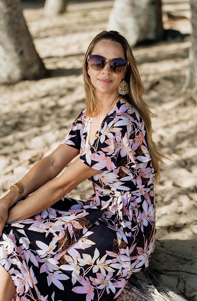 Blush Lily Nymph Wrap Dress