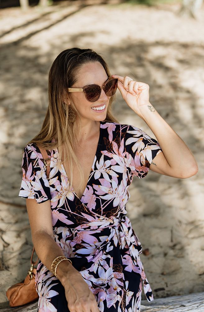 Blush Lily Nymph Wrap Dress