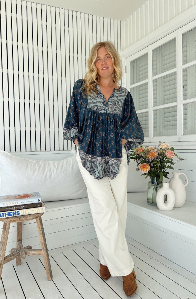 Jaase Nico Print Paloma Blouse