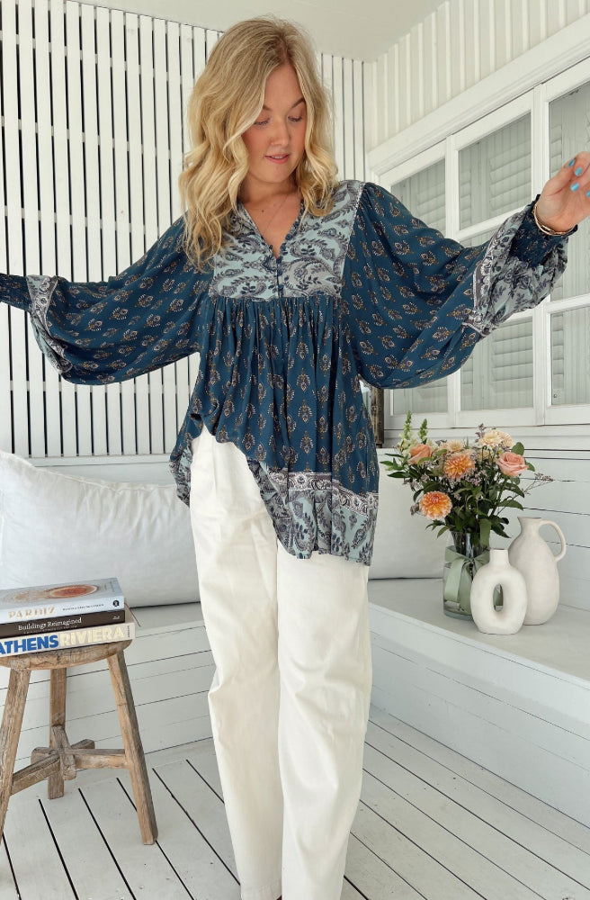 Jaase Nico Print Paloma Blouse