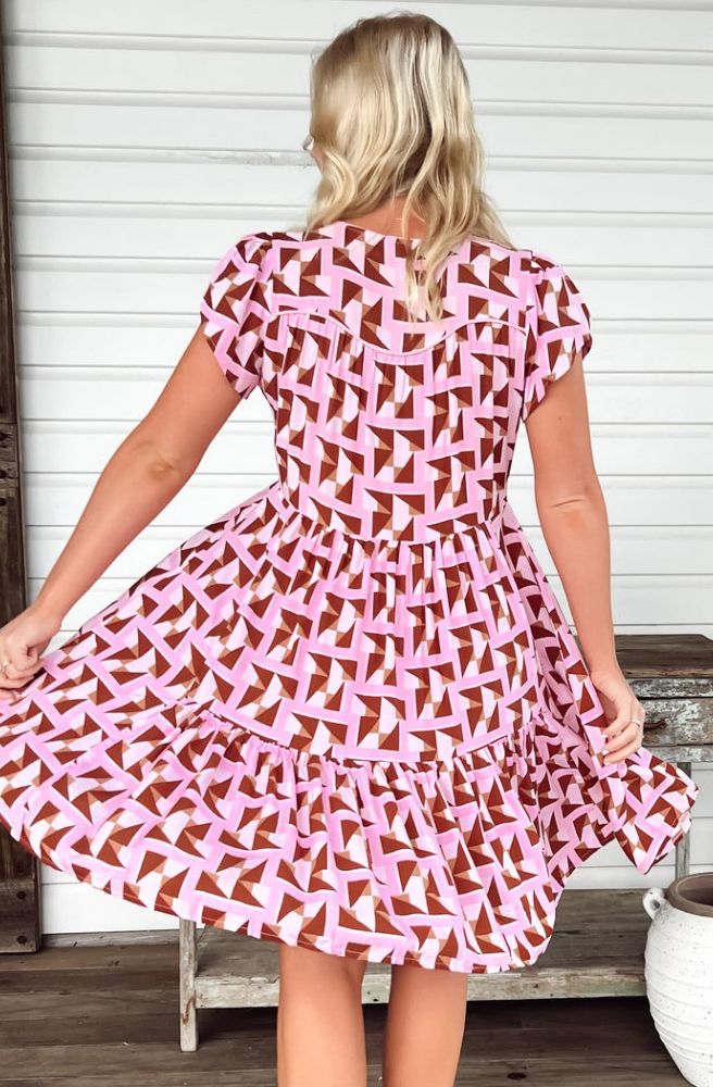 Jaase Euphoria Print Tracey Dress