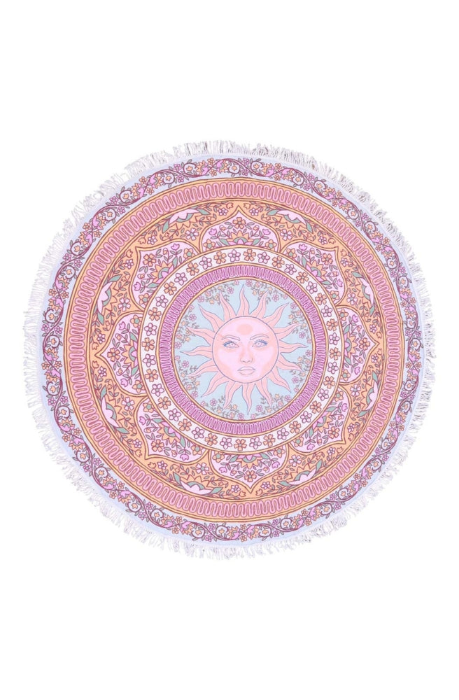 Round Beach Towel Celestial, quirky gift idea