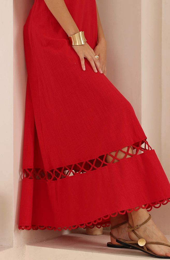 Ruby Horizon Wrap Maxi Dress, Romantic Print Maxi