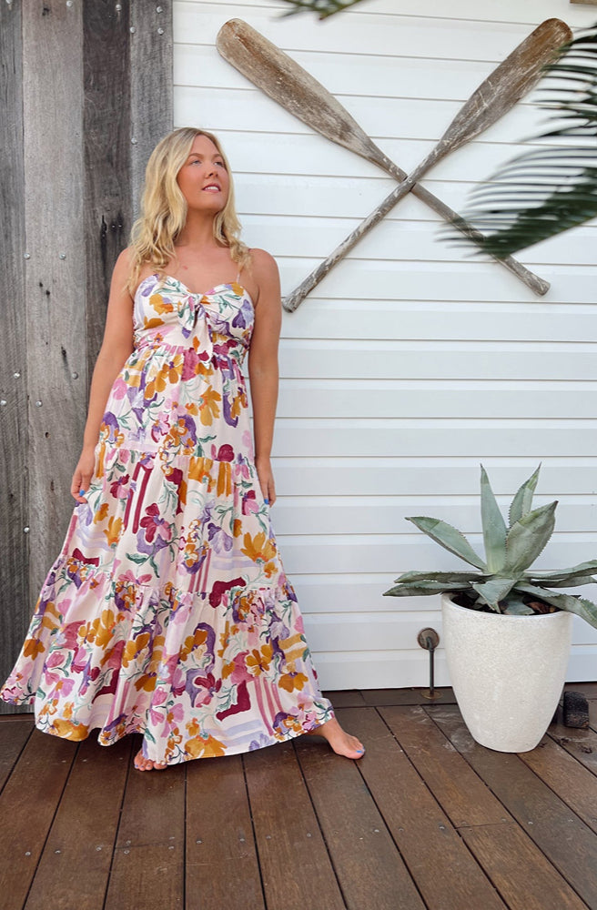 Jaase Sweet Lilly Print Bambi Maxi