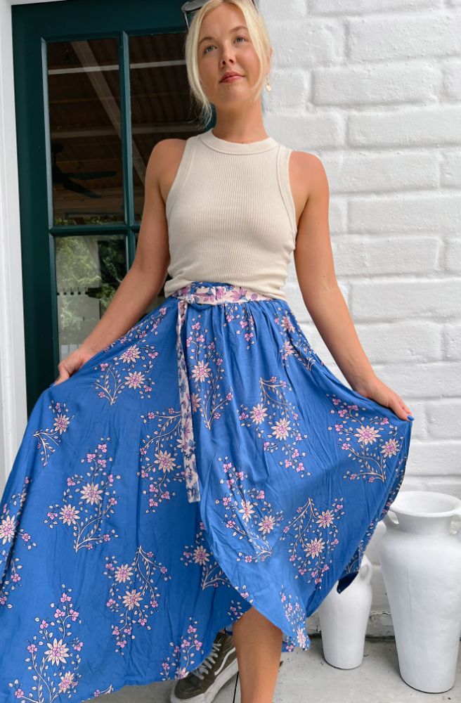 Jaase Hailee Print Simi Maxi Skirt