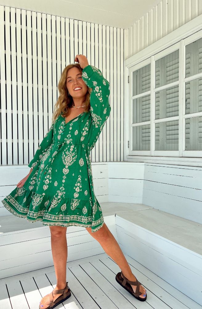 Jaase Kiva Print Abito Dress