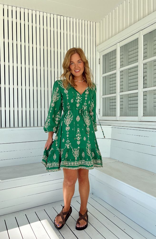 Jaase Kiva Print Abito Dress