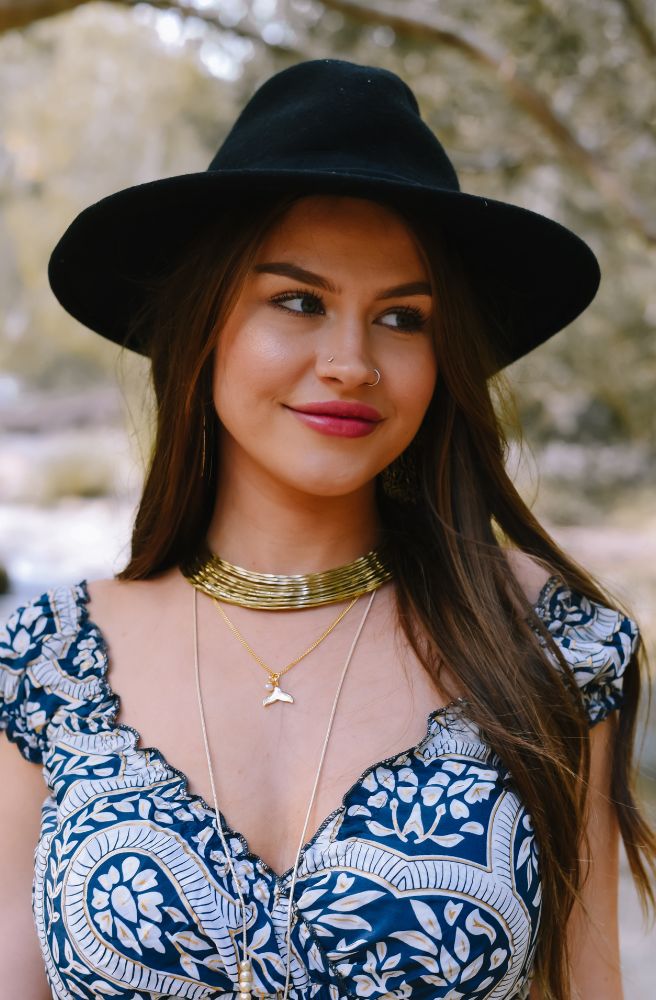 Gold Radiance Choker, Retro Bohemian Style Jewellery
