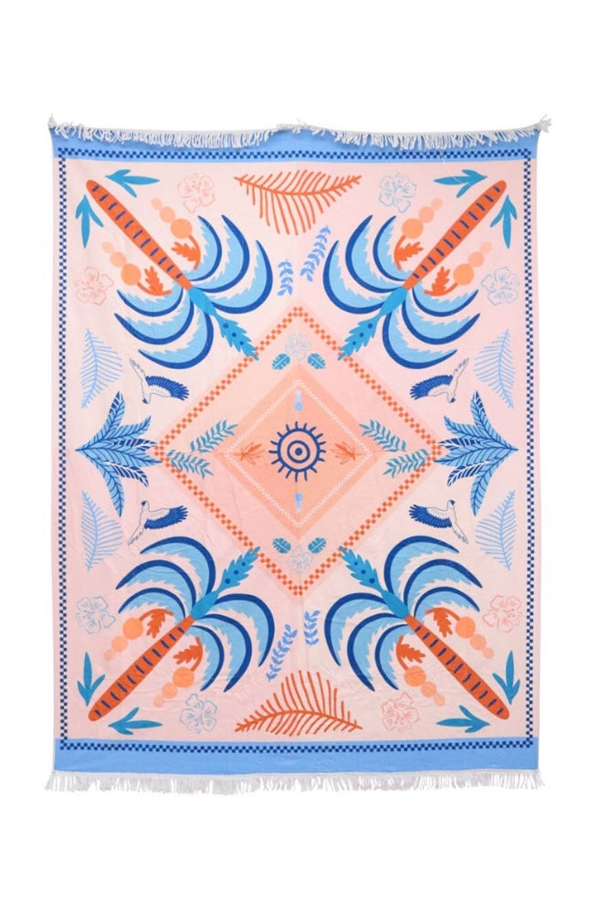XL Beach Towel Palmetto, boho style beach accessories