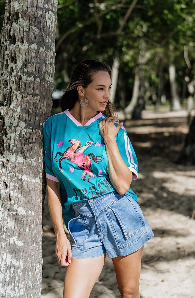 Yee-Haw Cowgirl Tee, Retro Western Style Women’s Tee