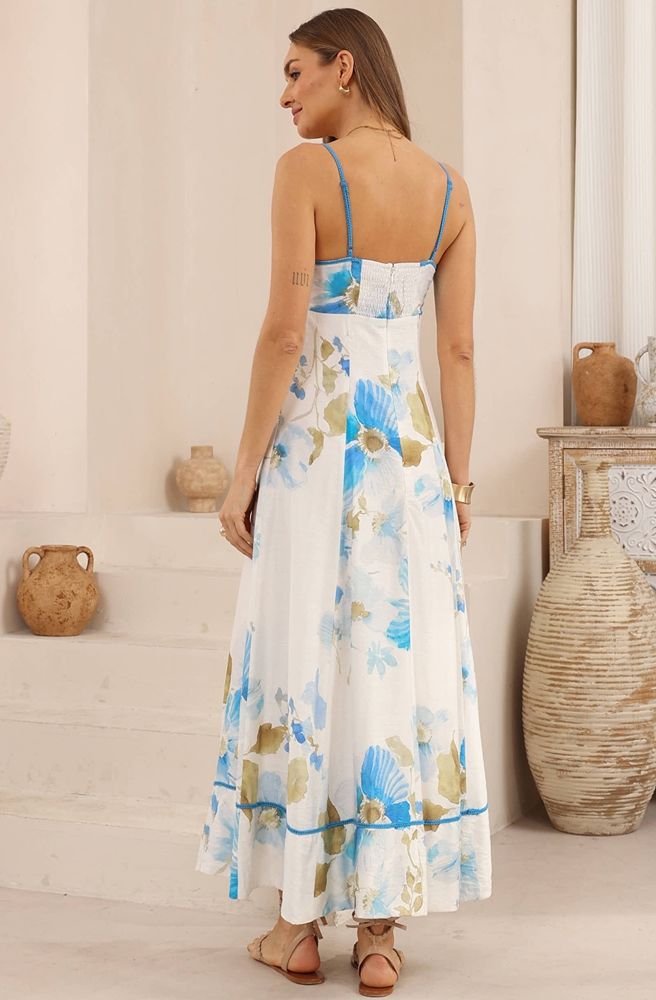 Aquila Santorini Maxi Dress Back View