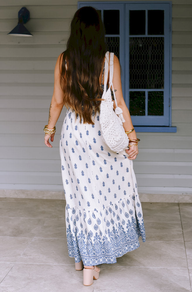Azure Soul Maxi Dress