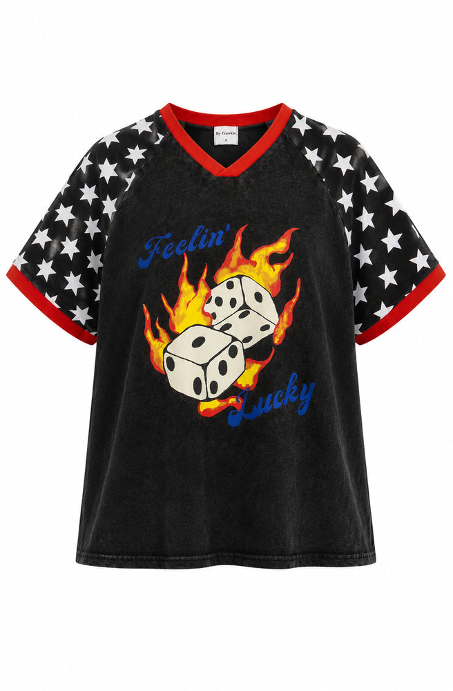 Black Lucky Charm Tee