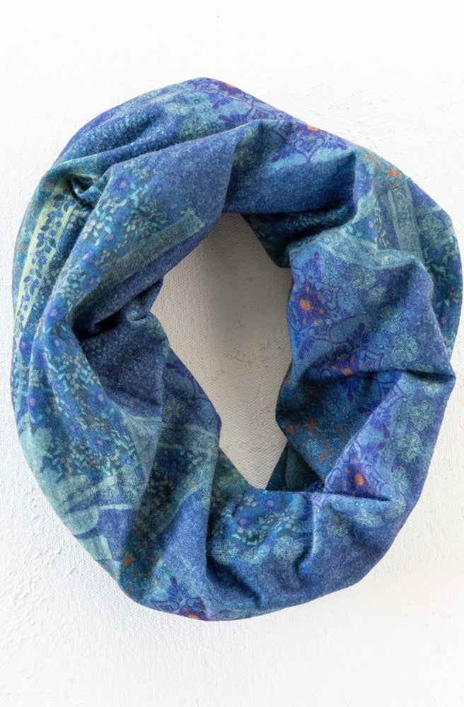 Boho Bandeau Navy Patchwork