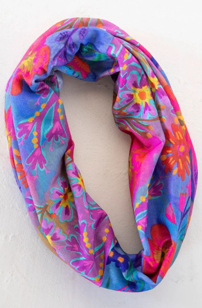Boho Bandeau Neon Blue Pink