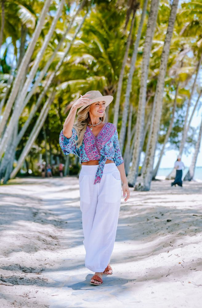 Boho Dreams Shazza Top, Bohemian Style Summer Blouse