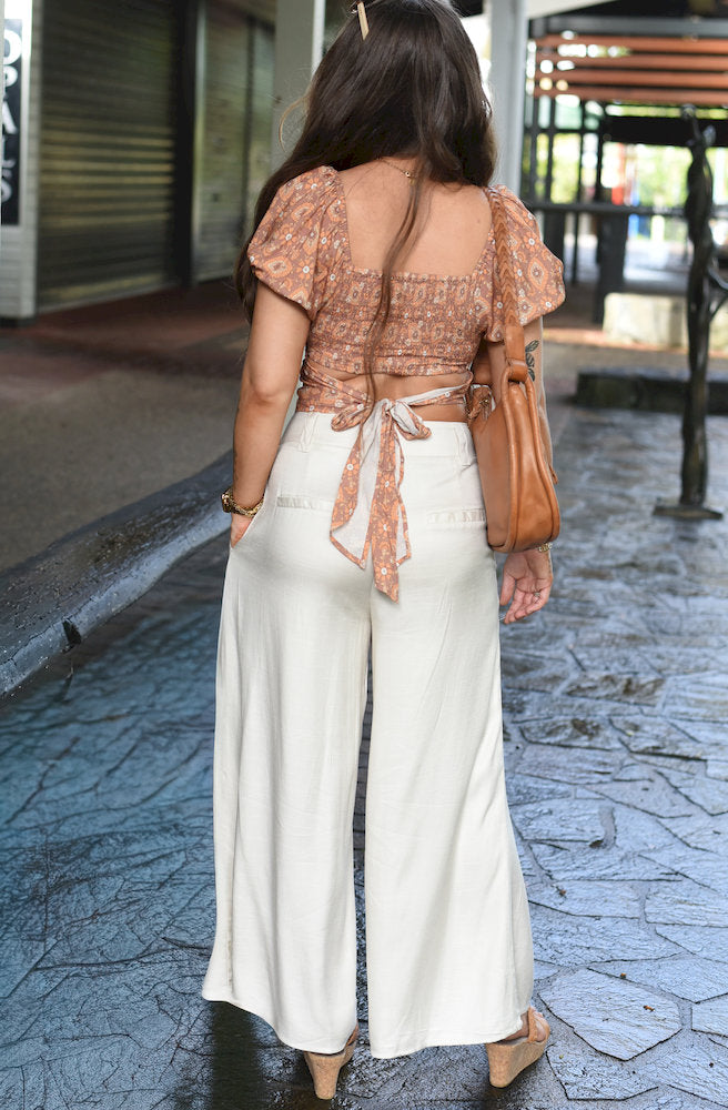 Brown Bayou Lauren Top Back View